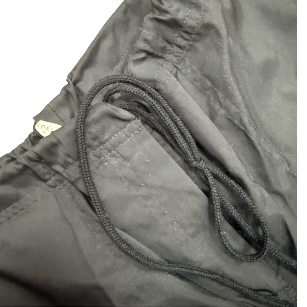 Vintage KATAYONE ADELI Black Parachute Boot Cut Pants